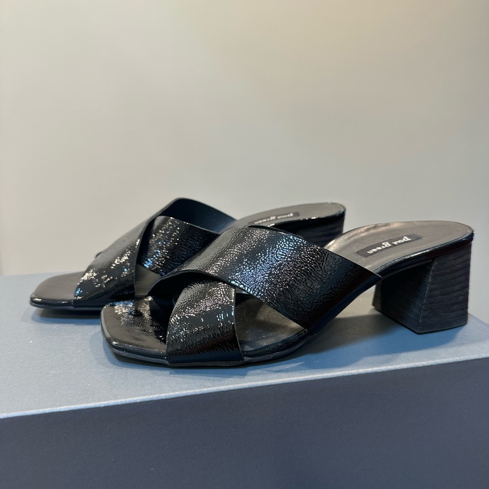 Paul Green Black Women's Block Heel Sandals Size 5.5